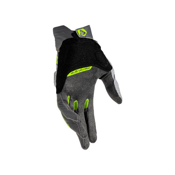 Studio product image of Leatt, ADV X-Flow 5.5 Short Gloves in Stealth Black/Grey, Colors: Forest Green, Hi-Viz Yellow, Mist Grey, Orange, Stealth Black/Grey, Sizes: 2-3, SKU: 6025101882