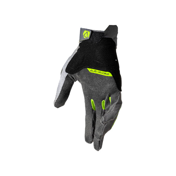 Product photo showing Leatt, ADV X-Flow 5.5 Short Gloves in Stealth Black/Grey, Colors: Forest Green, Hi-Viz Yellow, Mist Grey, Orange, Stealth Black/Grey, Sizes: 2-3, SKU: 6025101882