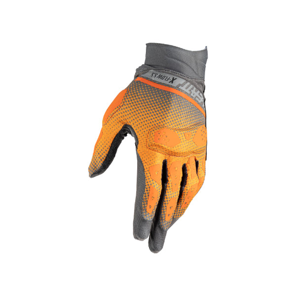 Product image of Leatt, ADV X-Flow 5.5 Short Gloves in Mist Grey, Colors: Forest Green, Hi-Viz Yellow, Mist Grey, Orange, Stealth Black/Grey, Sizes: 2-3, SKU: 6025101882