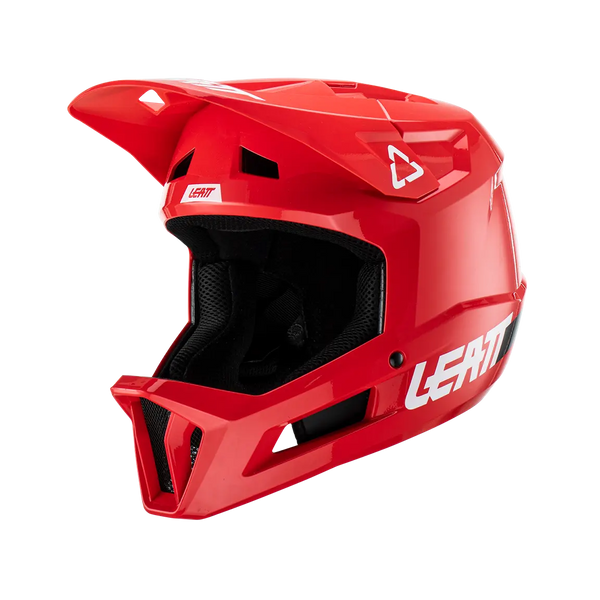 Product photo showing Leatt, Gravity 1.0 Helmet (Youth) (MTB) Mountain Bike, Colors: Black, Fire, Mojito, Sizes: 2-2