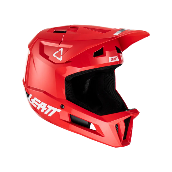 Product photo showing Leatt, Gravity 1.0 Helmet (Youth) (MTB) Mountain Bike, Colors: Black, Fire, Mojito, Sizes: 2-2