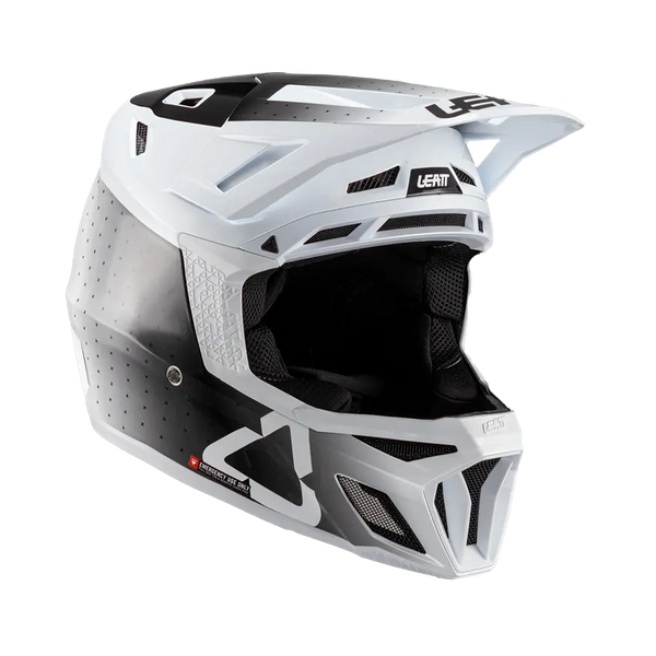 Image showing Leatt, Gravity 8.0 V25 Helmet (MTB) Mountain Bike in White, Colors: Black, White, Sizes: LG, MD, SM, XL, SKU: 1025105103