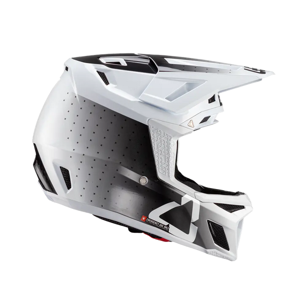 Detailed product image of Leatt, Gravity 8.0 V25 Helmet (MTB) Mountain Bike in Black, Colors: Black, White, Sizes: LG, MD, SM, XL, SKU: 1025105103