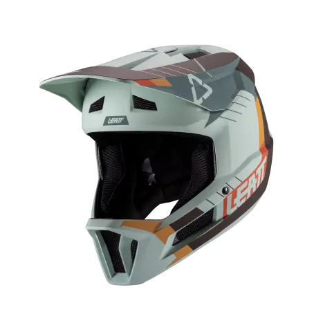 Studio product image of Leatt, Gravity 2.0 V25 Helmet (MTB) Mountain Bike in White/Black, Colors: Lavender, Mint, Stealth, White/Black, White/Red, Sizes: 2-2