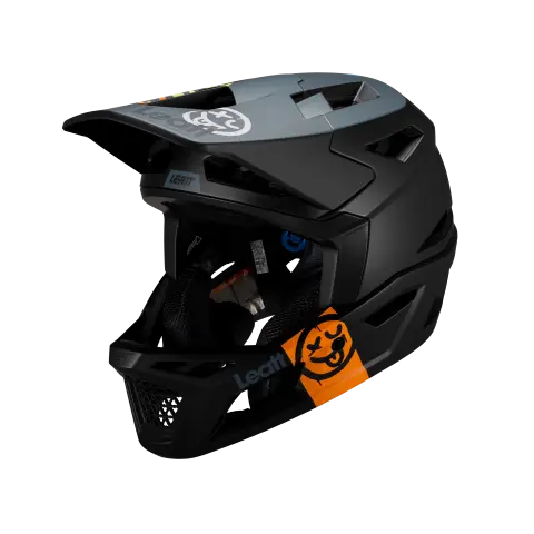 Image showing Leatt, Gravity 4.0 V25 Helmet (MTB) Mountain Bike, Colors: Black, Coral, Desert, Lava, White, Sizes: LG, MD, SM, XL, SKU: 1024120171