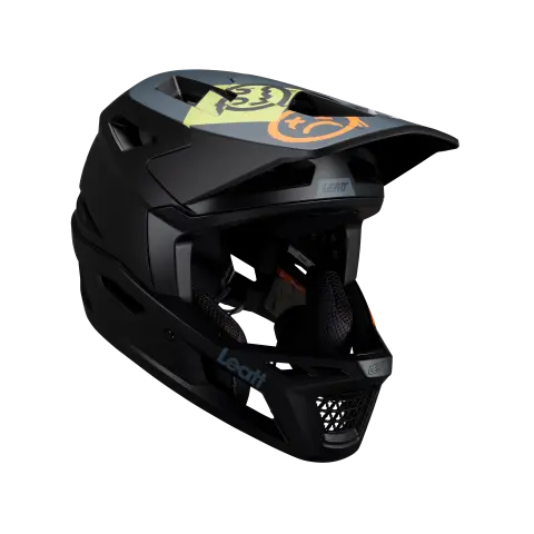 Studio product image of Leatt, Gravity 4.0 V25 Helmet (MTB) Mountain Bike in Black, Colors: Black, Coral, Desert, Lava, White, Sizes: LG, MD, SM, XL, SKU: 1024120171