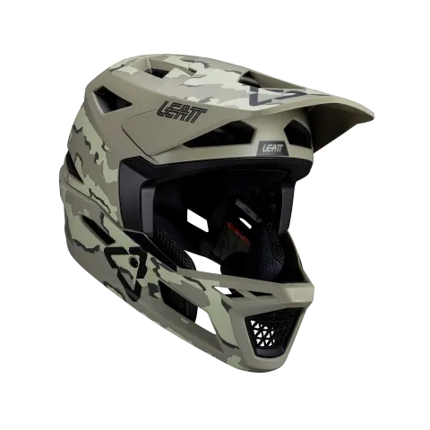 Product photo showing Leatt, Gravity 4.0 V25 Helmet (MTB) Mountain Bike, Colors: Black, Coral, Desert, Lava, White, Sizes: LG, MD, SM, XL, SKU: 1024120171