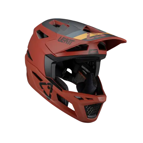 Product photo showing Leatt, Gravity 4.0 V25 Helmet (MTB) Mountain Bike, Colors: Black, Coral, Desert, Lava, White, Sizes: LG, MD, SM, XL, SKU: 1024120171
