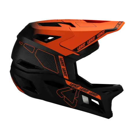 Image showing Leatt, Gravity 6.0 Carbon V25 Helmet (MTB) Mountain Bike in Stealth, Colors: Glow, Stealth, White, Sizes: LG, MD, SM, XL