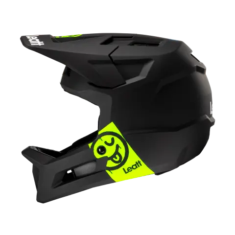Detailed product image of Leatt, Gravity 1.0 Helmet (Youth) (MTB) Mountain Bike, Colors: Black, Fire, Mojito, Sizes: 2-2