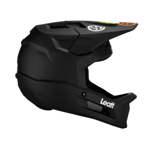 Product photo showing Leatt, Gravity 1.0 Helmet (Youth) (MTB) Mountain Bike, Colors: Black, Fire, Mojito, Sizes: 2-2