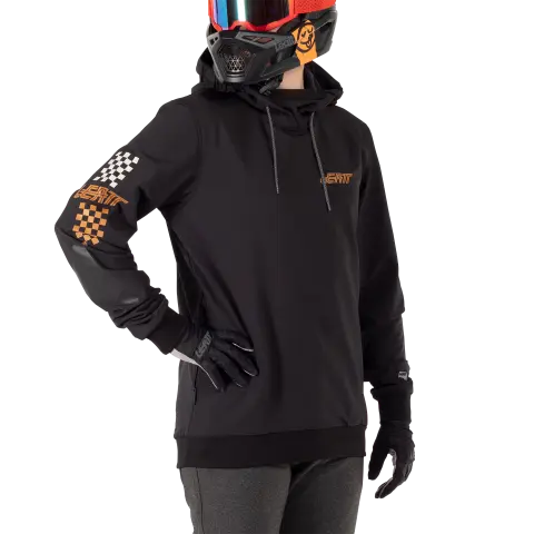 Detailed product image of Leatt, Gravity 3.0 Hoodie (MTB) Mountain Bike in Teal, Colors: Black, Loam, Teal, Sizes: 2-3, SKU: 5025010782