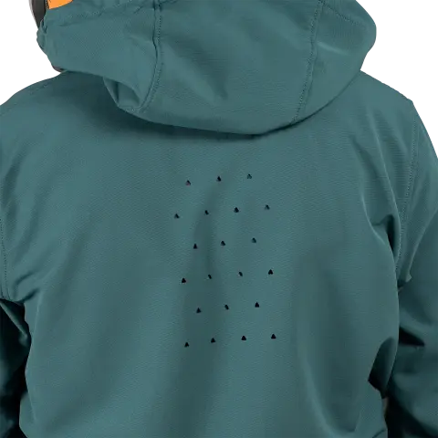 Studio product image of Leatt, Gravity 3.0 Hoodie (MTB) Mountain Bike in Black, Colors: Black, Loam, Teal, Sizes: 2-3, SKU: 5025010782