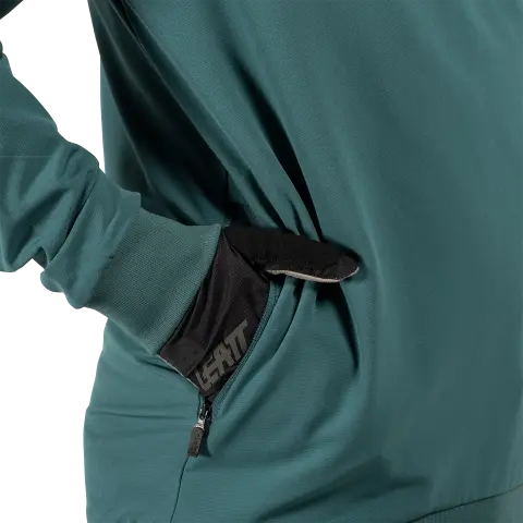 Detailed product image of Leatt, Gravity 3.0 Hoodie (MTB) Mountain Bike in Loam, Colors: Black, Loam, Teal, Sizes: 2-3, SKU: 5025010782
