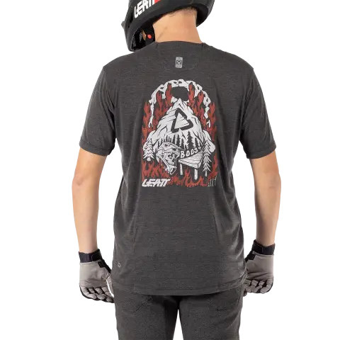 Image showing Leatt, Gravity 1.0 Jersey (MTB) Mountain Bike in Loam, Colors: Black, Loam, Mint, Teal, Sizes: 2-2, SKU: 5025020121