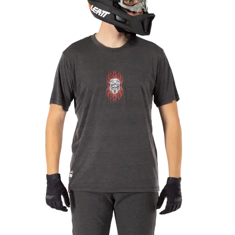 Image showing Leatt, Gravity 1.0 Jersey (MTB) Mountain Bike in Loam, Colors: Black, Loam, Mint, Teal, Sizes: 2-2, SKU: 5025020121
