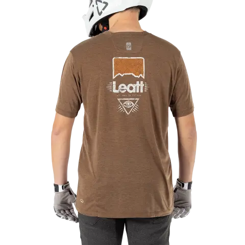 Detailed product image of Leatt, Gravity 1.0 Jersey (MTB) Mountain Bike in Black, Colors: Black, Loam, Mint, Teal, Sizes: 2-2, SKU: 5025020121