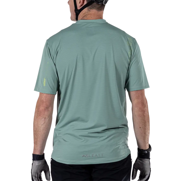 Studio product image of Leatt, Trail X-Flow Jersey (MTB) Mountain Bike in Black, Colors: Black, Cream, Neon, Pistachio, Sizes: 2-3, SKU: 5025103960