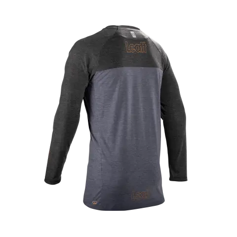 Image showing Leatt, Gravity 2.0 Jersey (MTB) Mountain Bike in Granite, Colors: Black, Granite, Loam, Teal, Sizes: 2-2, SKU: 5025010960
