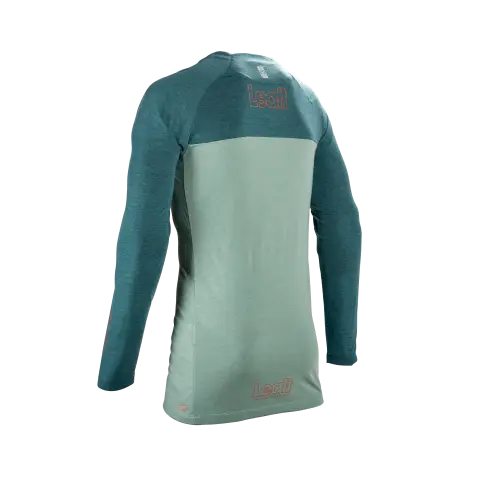 Studio product image of Leatt, Gravity 2.0 Jersey (MTB) Mountain Bike in Granite, Colors: Black, Granite, Loam, Teal, Sizes: 2-2, SKU: 5025010960