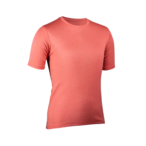 Detailed product image of Leatt, Trail 2.0 Jersey Womens (MTB) Mountain Bike in Coral, Colors: Black, Coral, Lagoon, Stone, Sizes: 2-2, SKU: 5025107504