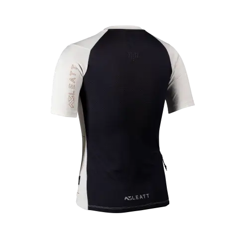 Product photo showing Leatt, Trail 2.0 Jersey Womens (MTB) Mountain Bike in Black, Colors: Black, Coral, Lagoon, Stone, Sizes: 2-2, SKU: 5025107504