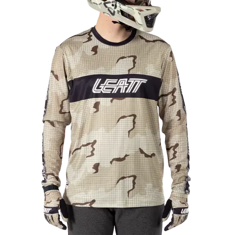 Product image of Leatt, Gravity 3.0 Jersey (MTB) Mountain Bike in Black, Colors: Black, Desert, Glamis, Lavender, Sizes: 2-3, SKU: 5025010862