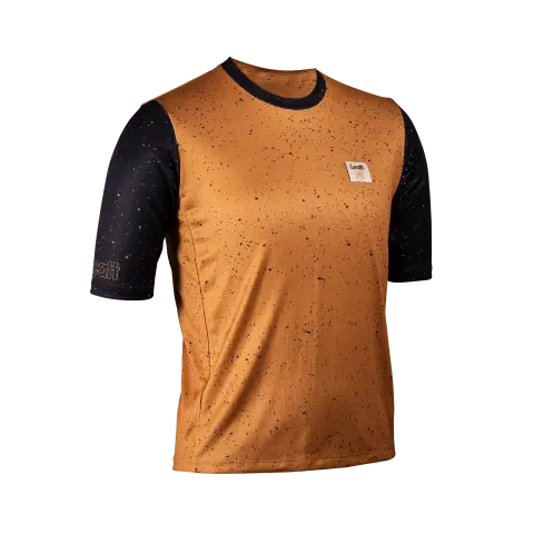 Image showing Leatt, Enduro 3.0 Jersey (Youth) (MTB) Mountain Bike in Rust, Colors: Black, Pistachio, Rust, Sizes: Y-LG, Y-MD, Y-SM, Y-XL, SKU: 5025108422