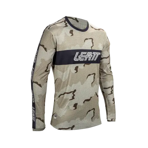Product photo showing Leatt, Gravity 3.0 Jersey (MTB) Mountain Bike in Desert, Colors: Black, Desert, Glamis, Lavender, Sizes: 2-3, SKU: 5025010862