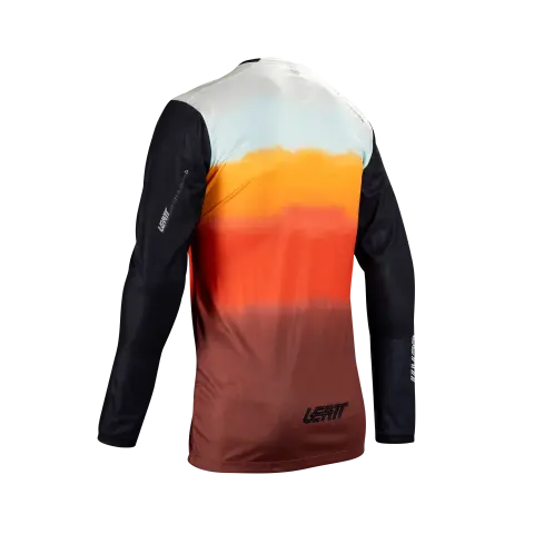 Product photo showing Leatt, Gravity 3.0 Jersey (MTB) Mountain Bike in Desert, Colors: Black, Desert, Glamis, Lavender, Sizes: 2-3, SKU: 5025010862