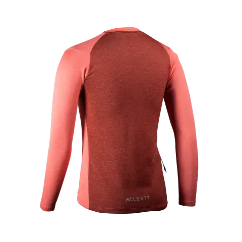 Studio product image of Leatt, Trail 3.0 Jersey Womens (MTB) Mountain Bike in Black, Colors: Black, Coral, Lagoon, Stone, Sizes: 2-2, SKU: 5025107403