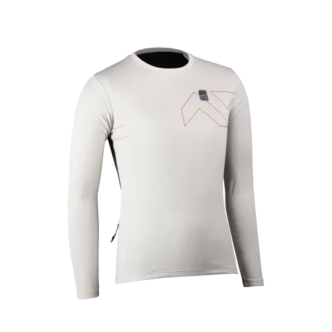 Studio product image of Leatt, Trail 3.0 Jersey Womens (MTB) Mountain Bike in Lagoon, Colors: Black, Coral, Lagoon, Stone, Sizes: 2-2, SKU: 5025107403