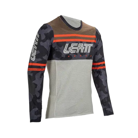 Product image of Leatt, Gravity 4.0 Jersey (MTB) Mountain Bike in Teal, Colors: Black, Cream, Teal, Sizes: 2-3, SKU: 5025120220