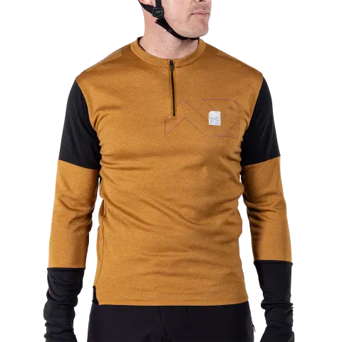Studio product image of Leatt, Trail 4.0 Jersey (MTB) Mountain Bike in Teal, Colors: Black, Peanut, Teal, Sizes: 2-3, SKU: 5025103724