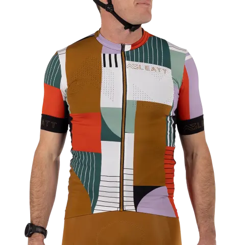Image showing Leatt- Endurance 5.0 Jersey (MTB) Mountain Bike in Velvet, Colors: Art, Black, Mojito, Teal, Velvet, Sizes: 2-3, SKU: 5025103502
