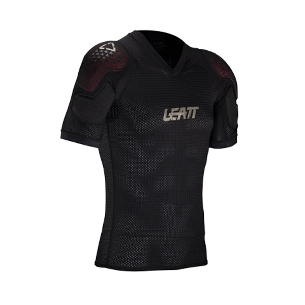 Product image of Leatt, 3DF AirFit Lite Evo Shoulder Tee in Black, Sizes: 2-2, SKU: 5025202463