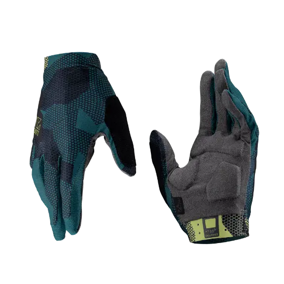 Product photo showing Leatt, Endurance 3.0 Glove (MTB) Mountain Bike in Lava, Colors: Art, Black, Lava, Teal, Sizes: LG, MD, SM, XL, SKU: 6024150343