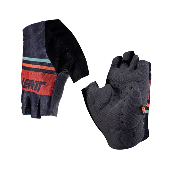 Product photo showing Leatt, Endurance 5.0 Glove (MTB) Mountain Bike in Lava, Colors: Black, Lava, Peanut, Teal, Sizes: LG, MD, SM, XL, SKU: 6025105680
