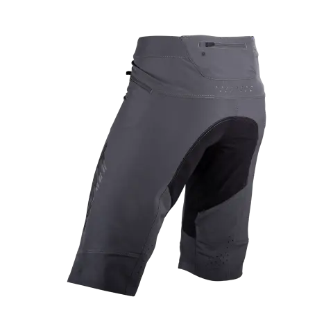 Detailed product image of Leatt, Gravity 4.0 Short (MTB) Mountain Bike in Graphite, Colors: Black, Graphite, Teal, Sizes: 2-3, SKU: 5025010704