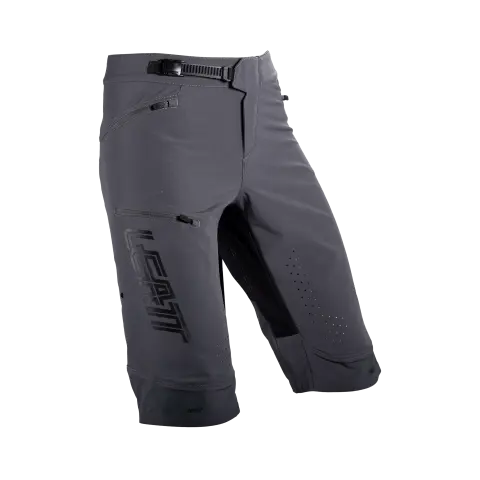 Studio product image of Leatt, Gravity 4.0 Short (MTB) Mountain Bike in Graphite, Colors: Black, Graphite, Teal, Sizes: 2-3, SKU: 5025010704