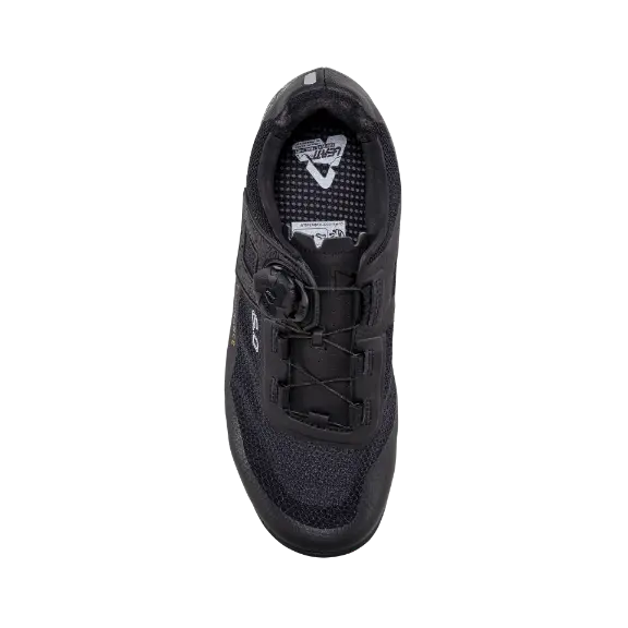 Product photo showing Leatt, ProClip Endurance 6.0 Shoe in Black, Colors: Black, White, Sizes: 6-115, SKU: 3025106204