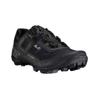 Studio product image of Leatt, ProClip 6.0 Endurance Shoe (MTB) Mountain Bike (Womens) in Black, Colors: Black, White, Sizes: 6-95, SKU: 3025108264