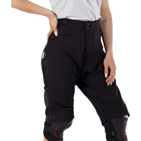 Product image of Leatt, Trail 2.0 Shorts Womens (MTB) Mountain Bike in Lagoon, Colors: Black, Cream, Lagoon, Sizes: 2-2, SKU: 5025107625