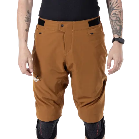 Product image of Leatt, Enduro 1.0 Shorts (MTB) Mountain Bike in Peanut, Colors: Black, Peanut, Teal, Sizes: 2-3, SKU: 5024120606