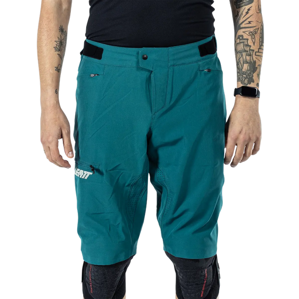 Product image of Leatt, Enduro 1.0 Shorts (MTB) Mountain Bike in Black, Colors: Black, Peanut, Teal, Sizes: 2-3, SKU: 5024120606