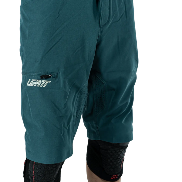 Image showing Leatt, Enduro 1.0 Shorts (MTB) Mountain Bike in Black, Colors: Black, Peanut, Teal, Sizes: 2-3, SKU: 5024120606