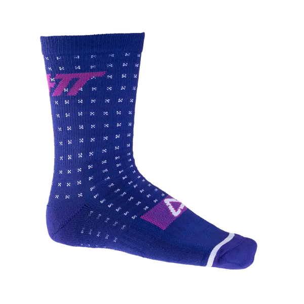 Studio product image of Leatt, Socks (MTB) Mountain Bike in White, Colors: Black, Loam, Mint, Timber, Ultrablue, White, Sizes: L/XL, S/M, SKU: 5025202162