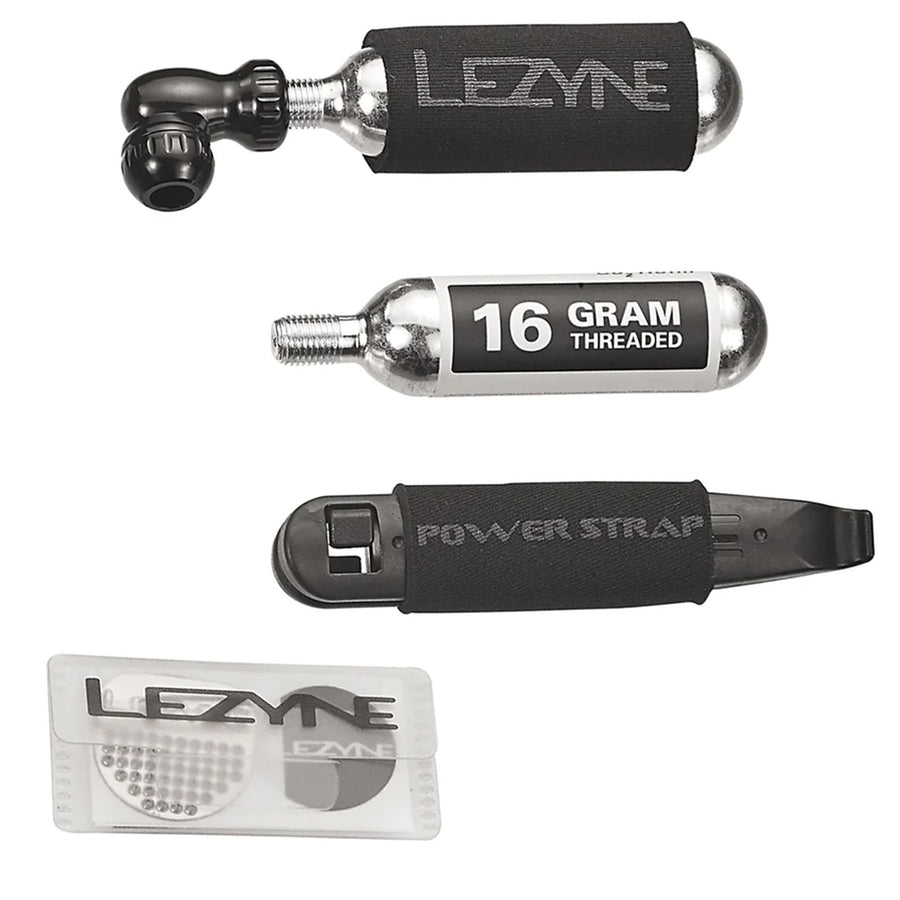 Lezyne - CO2 Repair Kit (MTB) - Black - Twin Speed Drive - SKU: 1-C2-REPAIRKIT-V104