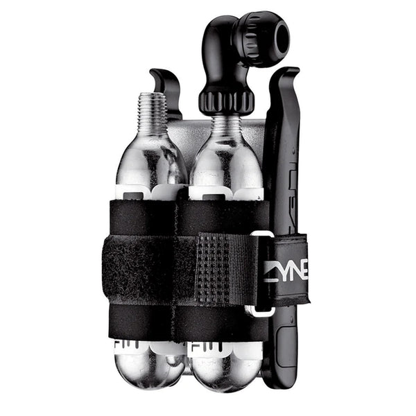 Lezyne - Twin Speed Drive CO2 Inflator (MTB) - Black - Inflator Kit w/ Levers - SKU: 1-C2-TWDRKIT-V204