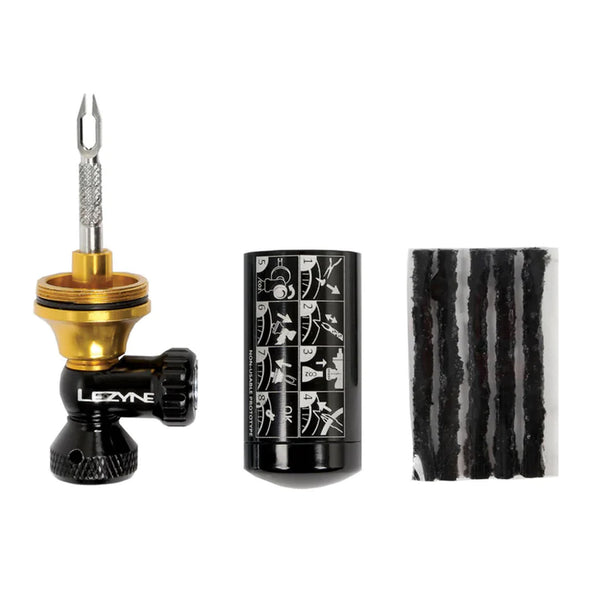 Lezyne - Tubeless CO2 Blaster (MTB) - Black - 2-In-1 Inflator/Sealing Head - SKU: 1-PK-TBC2-V204